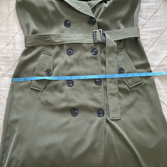 Khaki Button Up Dress by Vero Moda. NWOT. sz40 - Picture 5 of 6